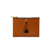 Giles x Aspinal (Small Pouch - Smooth Tan)