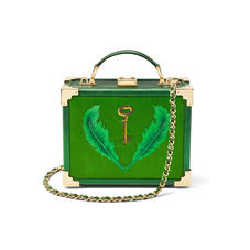 Giles x Aspinal (Mini Trunk - Green Satin)