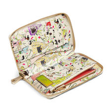 Giles x Aspinal (Midi Continental Purse - Girls Print)