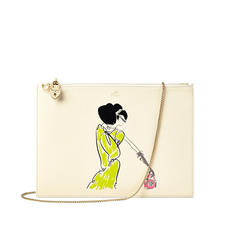 Giles x Aspinal (Soho Clutch - Girl Print)