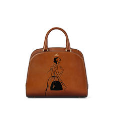 Giles x Aspinal (Mini Hepburn Bag - Smooth Tan)