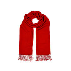 Essential Silk & Cashmere Pashmina in Scarlet