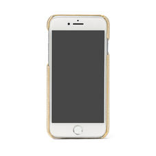 iPhone 7/8 Leather Cover in Pale Gold Pebble