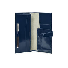 Lindbergh Travel Wallet in Bluemoon Polish