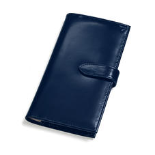 Lindbergh Travel Wallet in Bluemoon Polish