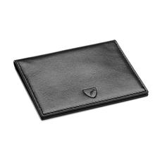 ID & Travel Card Case in Black Pebble