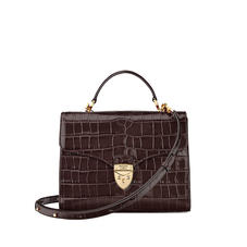 Mayfair Bag in Deep Shine Amazon Brown Croc