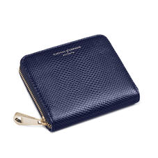 Slim Mini Continental Purse in Midnight Blue LizardÂ