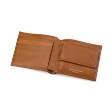 Billfold Coin Wallet in Smooth Tan