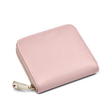 Slim Mini Continental Purse in Peony Saffiano