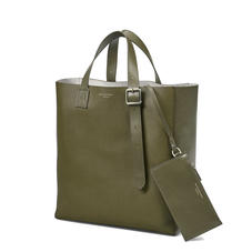 Editor's 'A' Tote in Olive Pebble