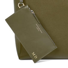 Editor's 'A' Tote in Olive Pebble