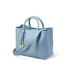 Midi London Tote in Bluebird Pebble