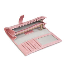 London Ladies Purse Wallet in Smooth Peony