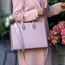 Madison Tote in Peony Saffiano