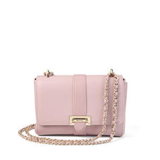 Small Lottie Bag in Peony Saffiano