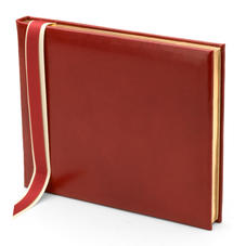 Classic Guest Book in Red