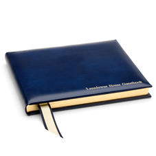Classic Guest Book in Sapphire Blue