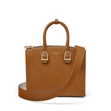 Midi Madison Tote in Smooth Tan