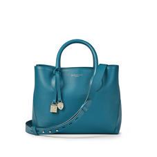 Midi London Tote in Topaz Pebble