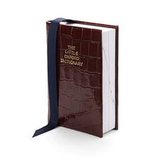 Oxford English Dictionary in Deep Shine Amazon Brown Croc