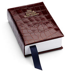 Oxford English Dictionary in Deep Shine Amazon Brown Croc