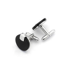 Full Moon Black Onyx Cufflinks