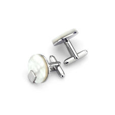 Full Moon Mother of Pearl Cufflinks