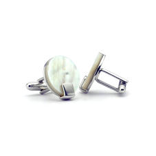 Full Moon Mother of Pearl Cufflinks
