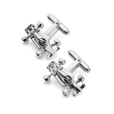Sterling Silver Racing Car Cufflinks
