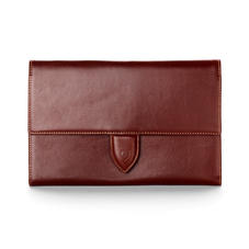 Deluxe Travel Collection in Smooth Cognac & Stone Suede