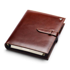 Large Executive Organiser in Smooth Cognac