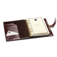 Large Executive Organiser in Smooth Cognac