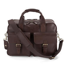 Harrison Overnight Business Bag in Smooth Chocolate Brown