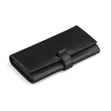 London Ladies Purse Wallet in Smooth Black