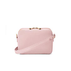 Camera Bag in Peony Saffiano