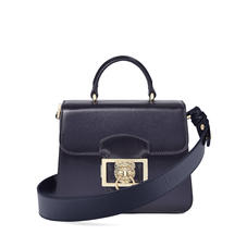 Small Lion Lansdowne Bag in Smooth Navy