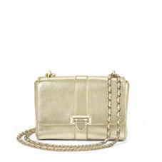Small Lottie Bag in Pale Gold Pebble