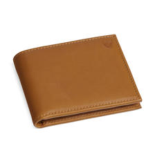 8 Card Billfold Wallet in Smooth Tan