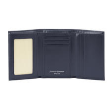 Trifold Wallet in Smooth Navy