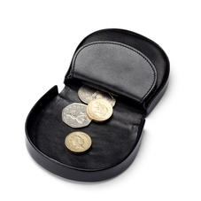Horseshoe Coin Holder in Smooth Black