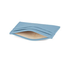 Slim Credit Card Case in Bluebird Saffiano