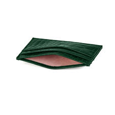 Slim Credit Card Case in Evergreen Patent Croc