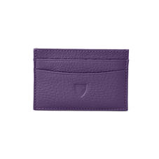 Slim Credit Card Case in Amethyst Pebble