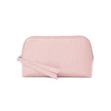 Small Essential Cosmetic Case in Peony Saffiano