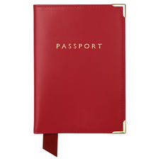Passport Cover in Smooth Berry