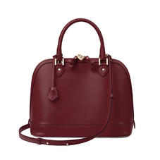 Hepburn Bag in Smooth Burgundy