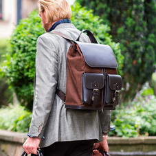 Shadow Rucksack in Brown Nubuck