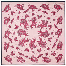 Summer Field Silk Scarf in Blush