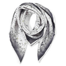 Pegasus Constellation Silk Scarf in Ivory (35.5